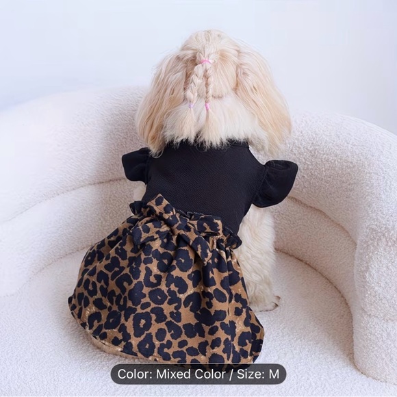 Other - Leopard Print Pet Dog or Cat Dress